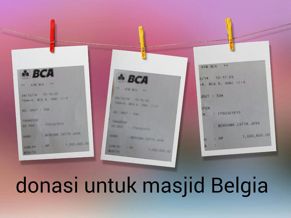 Donasi masjid belgia masih mengalir, ayoo bangun rumah kita di surga. <a href="/elzattahijab_/">elzatta hijab</a> <a href="/elzattahijab/">elzattahijab</a> <a href="/airawedding/">Aira wedding hijab</a>