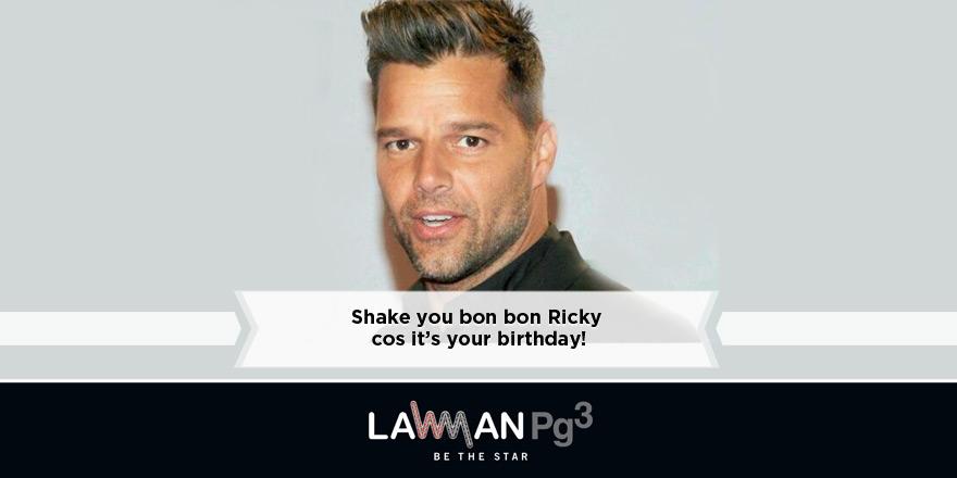 The Un, Dos, Tres singer completes another year of awesomeness. wishes Ricky Martin a Happy Birthday. 