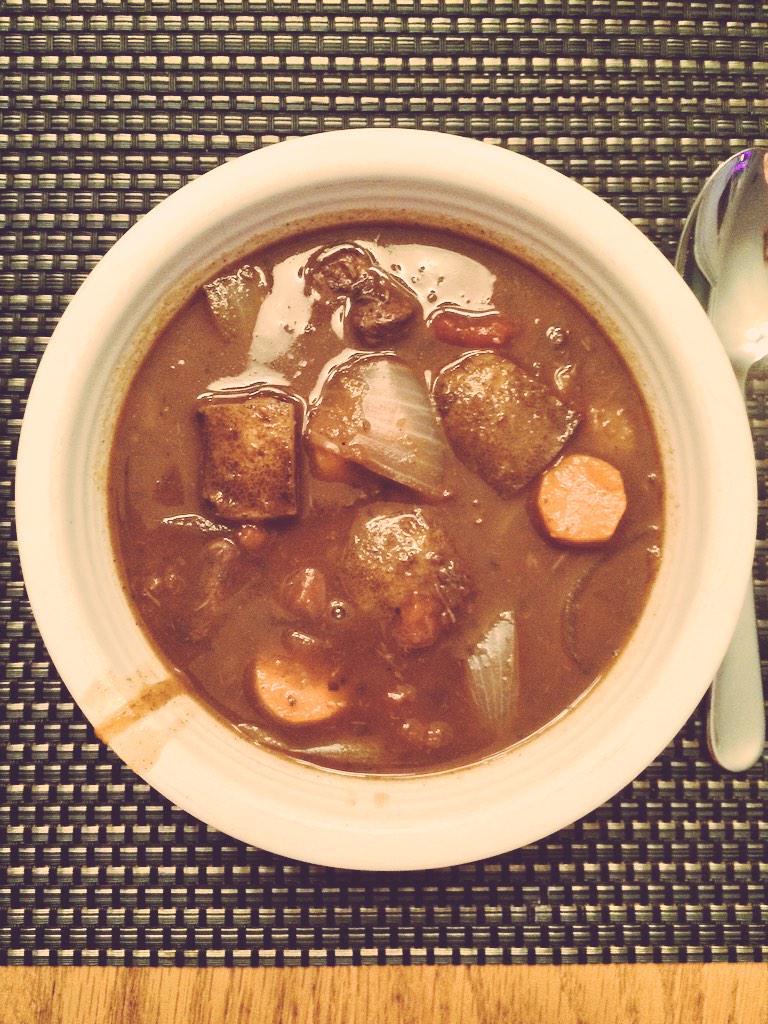 jessicaleighkob's tweet photo. Homemade duck stew for dinner? Helllllll yeah #duckstew #yummy #weeatdinnerlate http://t.co/c5wFiZtUiS