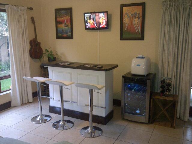 The new bar all ready to broken in on Christmas Day !!!