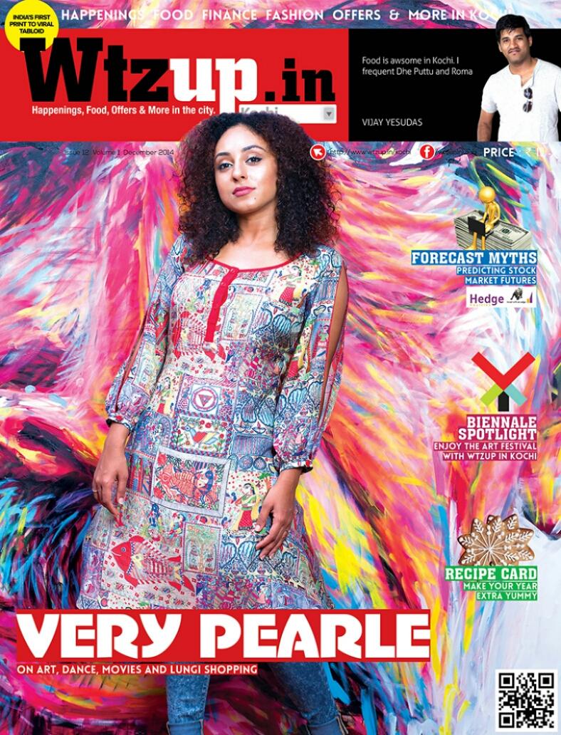 Pearle_Maaney's tweet photo. December cover.. Wtzup.in. kochi 
#biennale #fortkochin #fwdmagazine http://t.co/528mT3PPwW