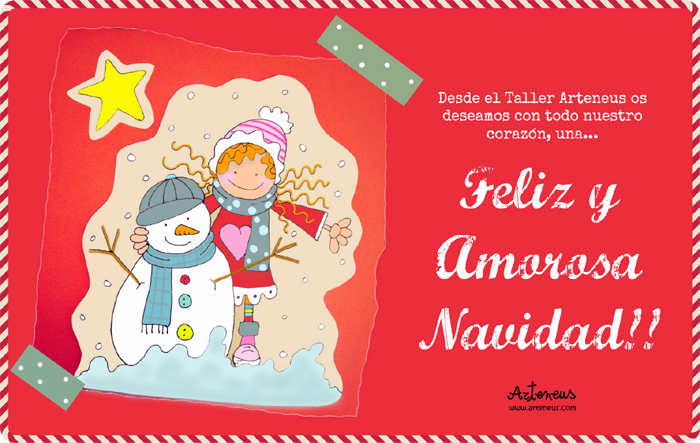 Arteneus's tweet image. Desde #Arteneus Besitos,Sonrisas,Cariñitos,Achuchones y sobre todo, muuuucho AMOR!!! #FelizNavidad #FelizNochebuena