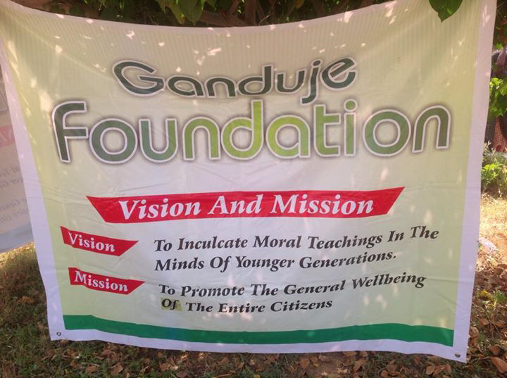 Gandujecharity's tweet photo. The Mission And Vision Of #GandujeFoundation http://t.co/TKNZSxpNBM