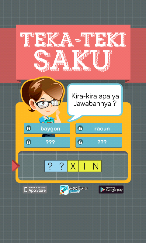 cindyafnovinsap's tweet photo. Jawabannya apa ya? Bantu aku memecahkan #TekaTekiSaku ini! download gratis di http://t.co/jnPVo4k1Uq @touchtengames http://t.co/ml9fRlN1NT