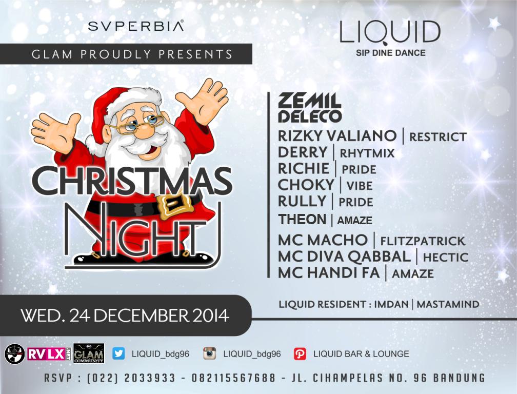 KursusDJbdg's tweet photo. #TONIGHT 24-12-2014 'The Biggest Christmas Party' @LIQUID_bdg96 'Free Entry' 'Full Sexy Ladies &amp; Model' See u Guys http://t.co/jtpAJZAp9e