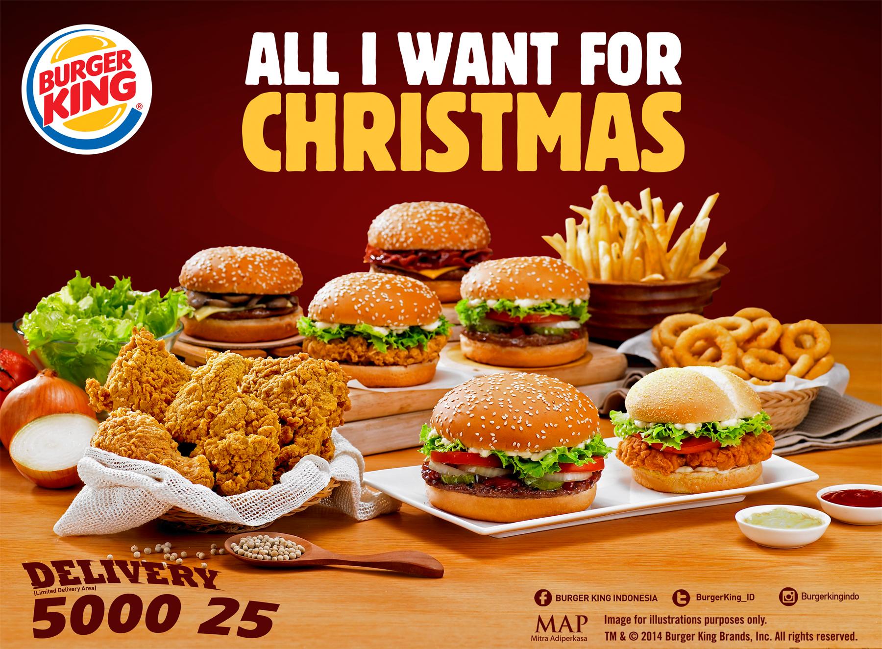 Burger King Indonesia on Twitter "Merry Christmas! to those that celebrate it & what is your