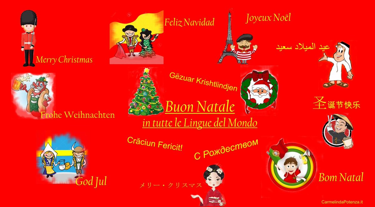 Buon Natale In Tutte Le Lingue