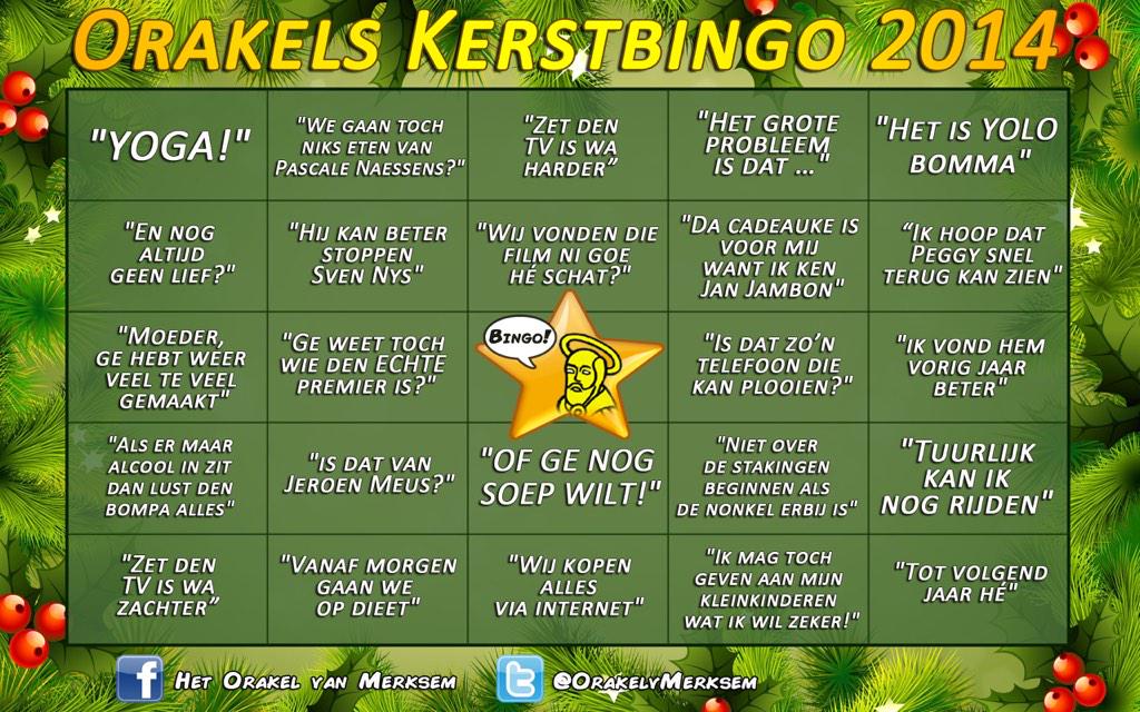 Afleiding nodig tijdens het kerstfeest? Speel een spelletje kerstbingo! #kerstbingo