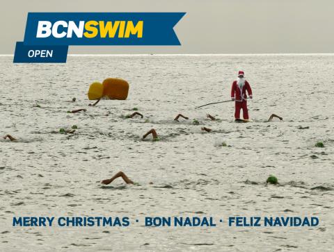 bcnswim's tweet photo. Bon Nadal•Feliz Navidad•Merry Christmas des de @bcnswim #PortForum #SantAdrià #GaudiumSports http://t.co/h1ID5WAOZa http://t.co/xXUkyKSZT8