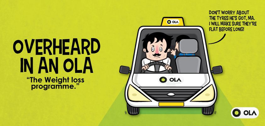 Watch out for those tyres!
#OverheardInAnOla

#midweekhumour