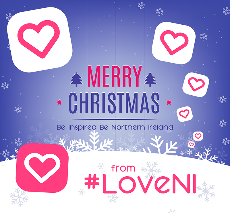 Merry Christmas from all at Official #LoveNI #BeInspiredBeNorthernIreland #LoveNIMoments live 1st Jan 2015.