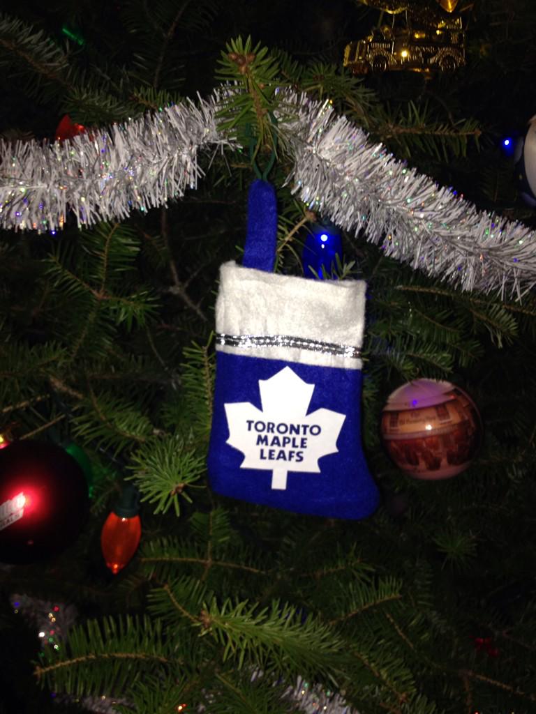 RossyOnTheMic's tweet photo. To the BEST audience in radio:  Merry Christmas.   Here's some of the hockey ornaments in my tree: http://t.co/D98rAXH5TR