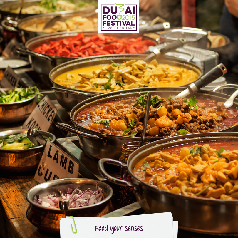 Join us for an unforgettable experience &amp; feed your senses with #DubaiFoodFest.