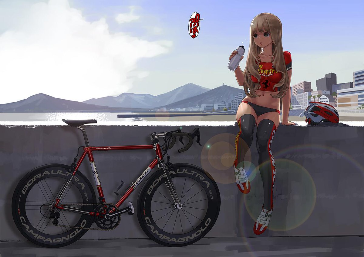 最高のコレクション ロードバイク イラスト 女の子 アニメ画像無料ダウンロード