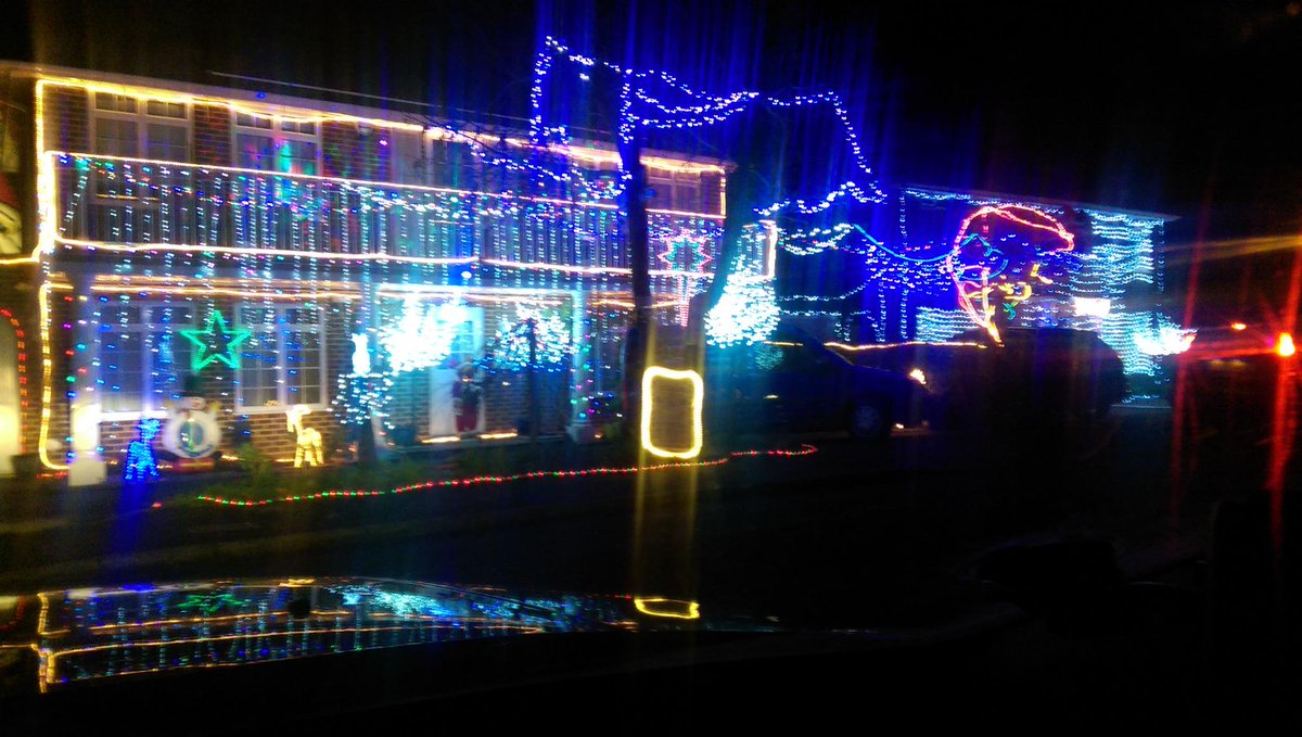 wow, not my house but just down the road, all done for charity #goodcauses #merrychristmas