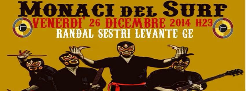 CircoloRandal's tweet photo. @monacidelsurf #livemusic #26dicembre @CircoloRandal @radiorandal #concerti #Surf #rock http://t.co/2xUainbPc7