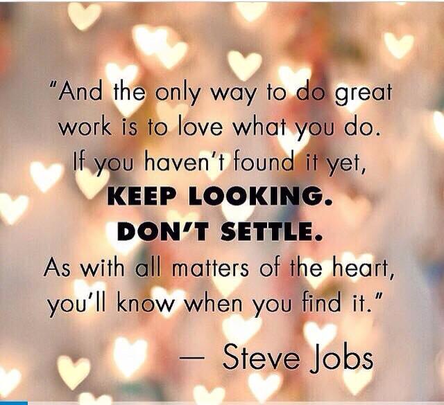 core_cycle's tweet photo. Love this - the only way to do great work is to love what you do... I'm very lucky #lovemyjob http://t.co/Hdt8fBRHGi