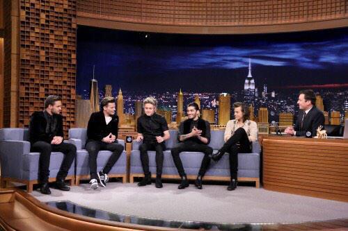 zoangig's tweet photo. The boys on Fallon! #1DonFallon They look so good 😍😍😍 http://t.co/h3NAHXtcYA