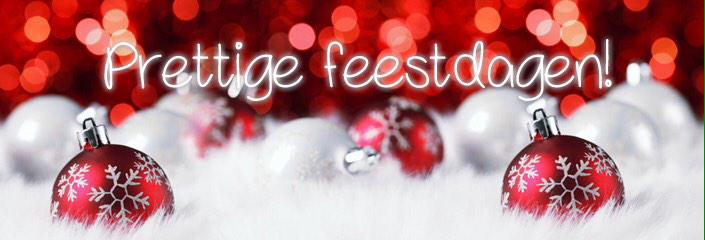 We wensen iedereen prettige feestdagen!