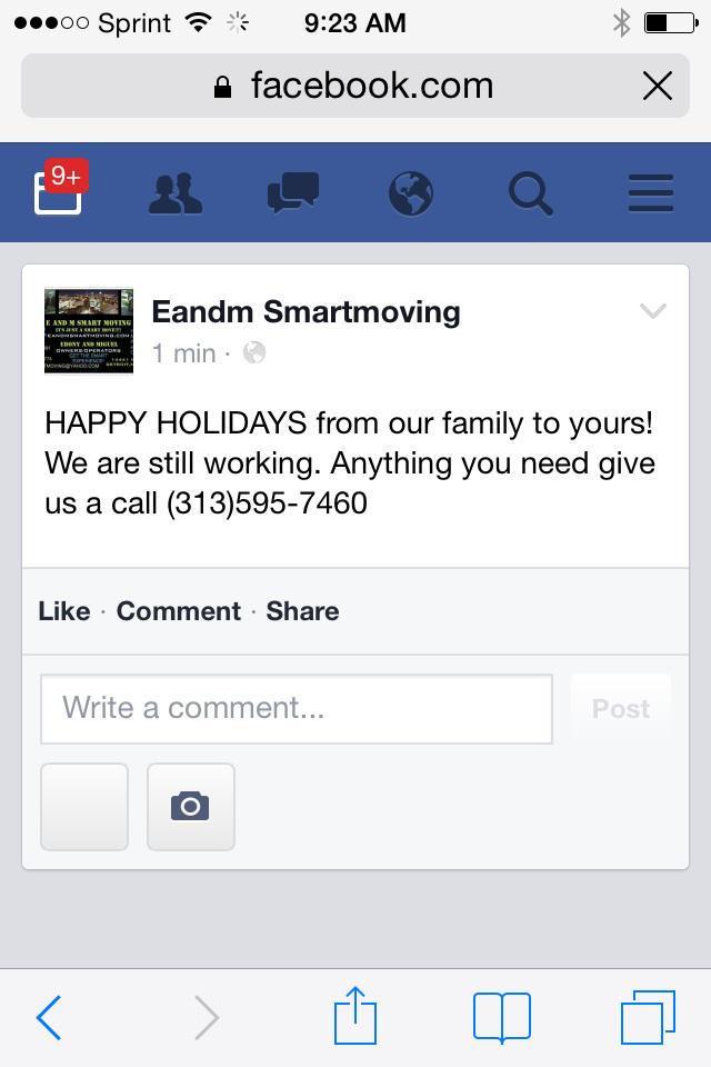 EMSmartMoving's tweet image. CALL TODAY!