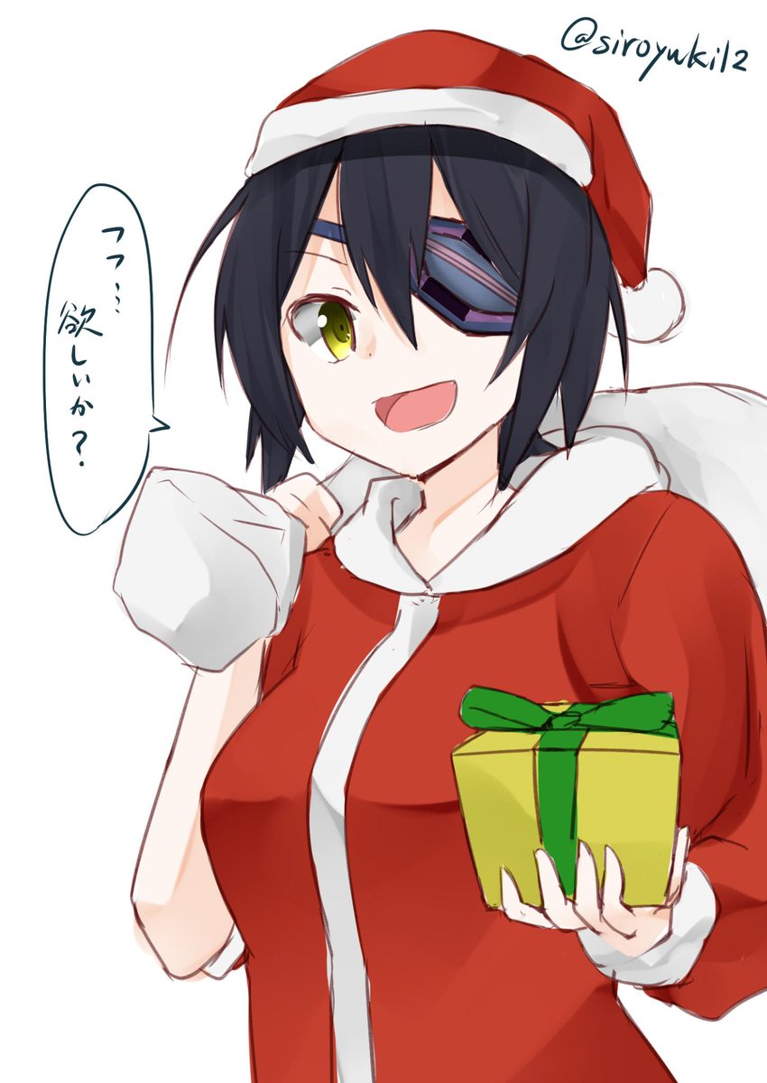 サンタさんプレゼントください
#艦これ版深夜の真剣お絵描き60分一本勝負 