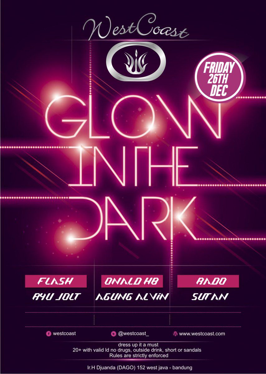 WestCoast Voltage Club friday 26 dec 2014 "g;ow in the dark"