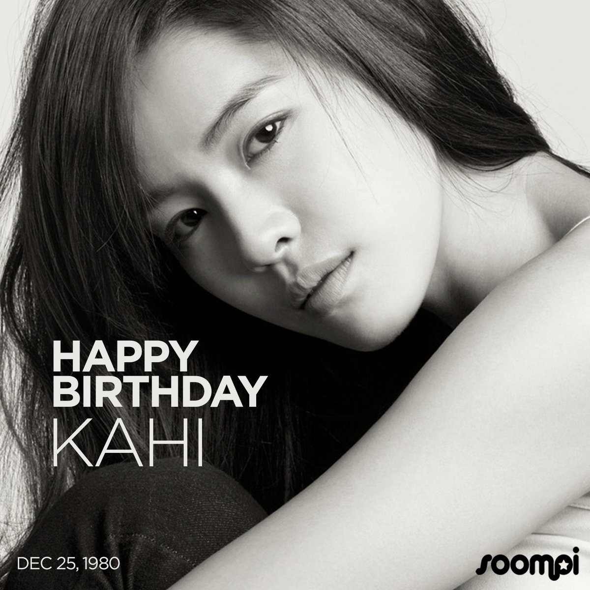 soompi's tweet photo. Happy Birthday to #Kahi! #HappyKahiDay Celebrate by watching her on #SoompiTV: http://t.co/C3bOPoC0Xj http://t.co/RmxMpMPNJ1