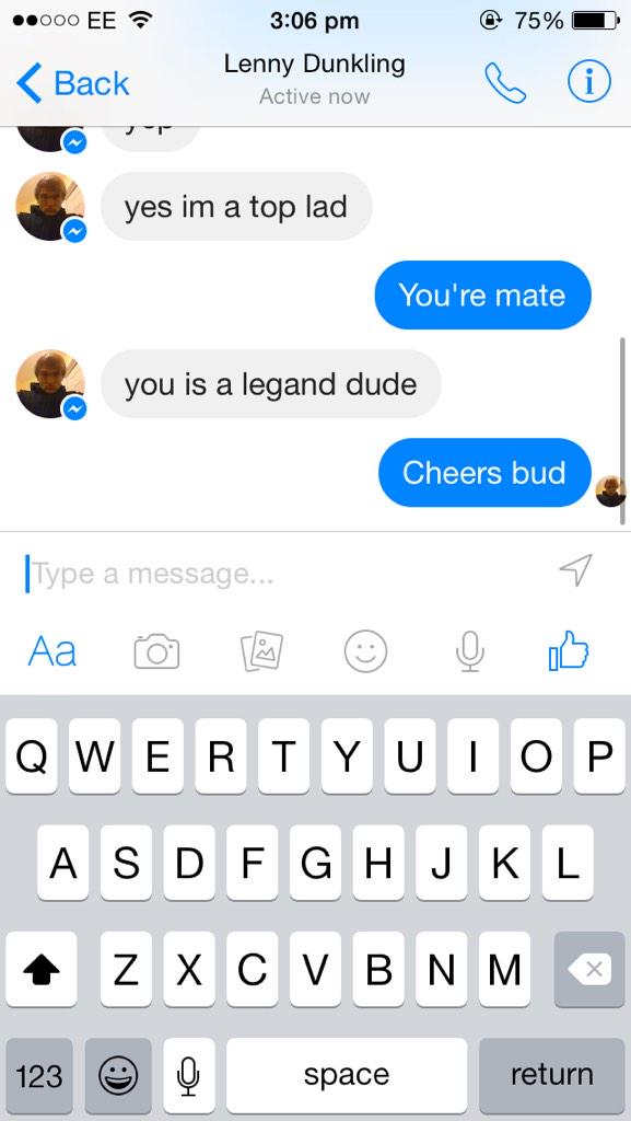 WillThomasss2's tweet photo. @JackSibley2 @Nathan_Martin96 @Tyler_Mullan96 He's a top lad 😎💯 http://t.co/1WOVFda5Zh