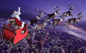 See Santa &amp; his reindeer fly overhead tonight at 17:20 (due South). And another pass at 18:58 bit.ly/1sXcMvq