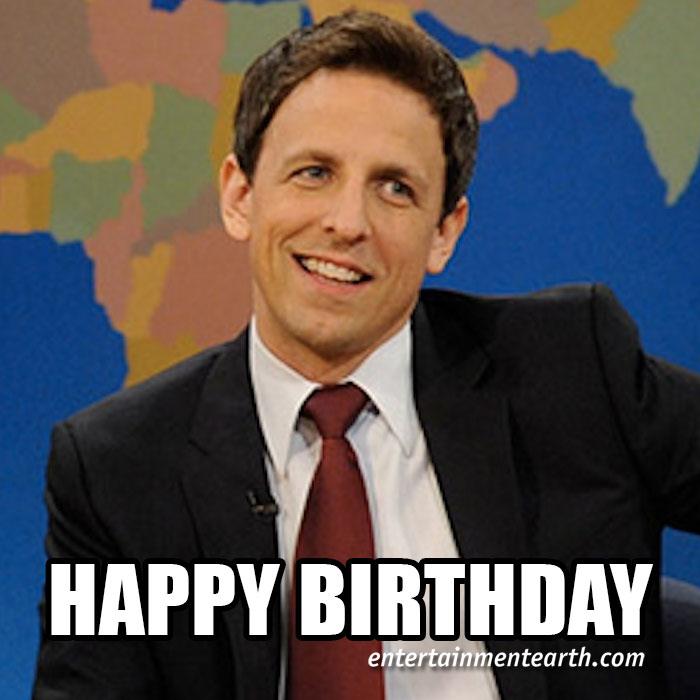 Happy 41st Birthday to Seth Meyers of Saturday Night Live! Shop Collectibles:  
