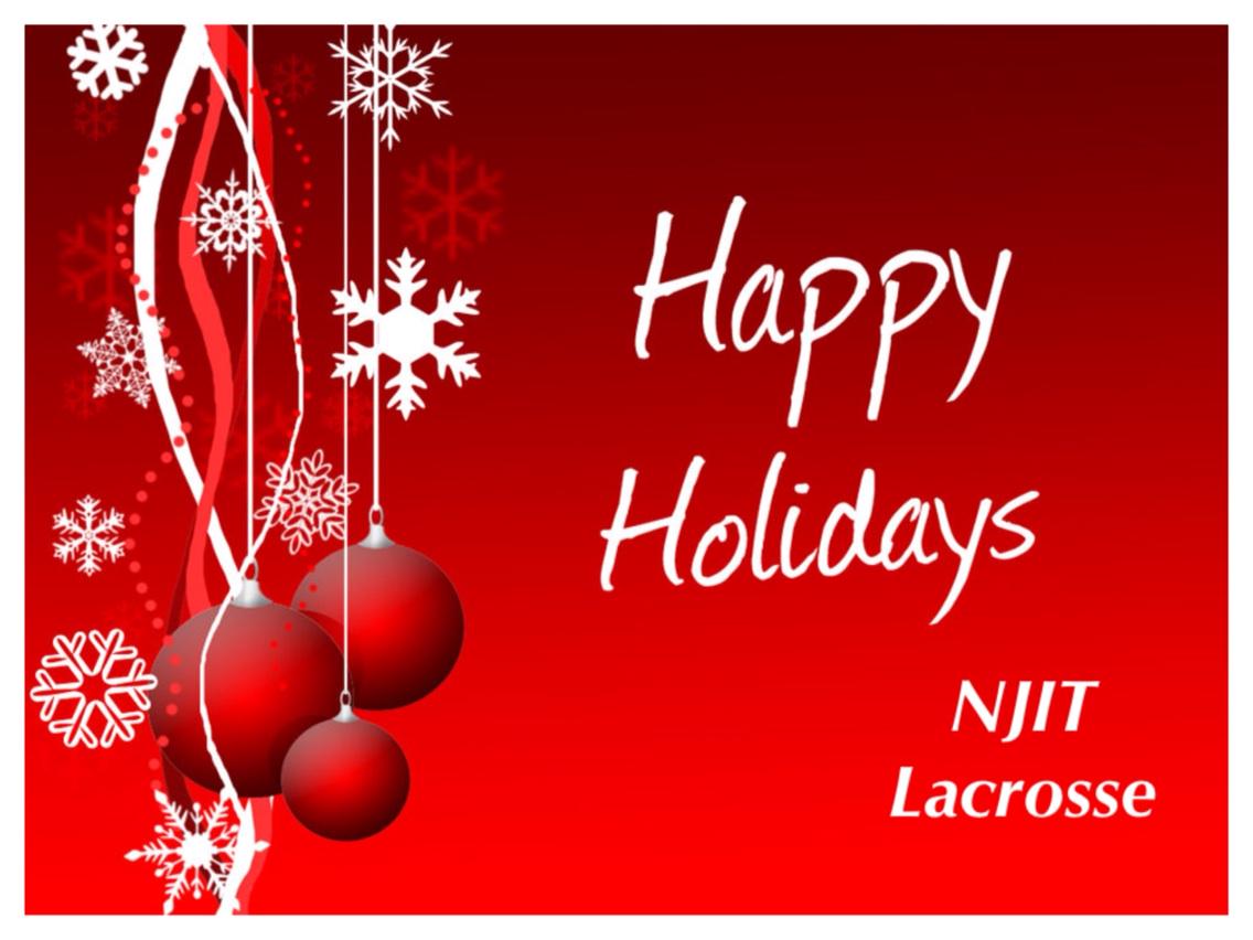 Have a safe and happy Holiday Season!