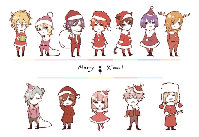 去年描いたクリスマスです。 