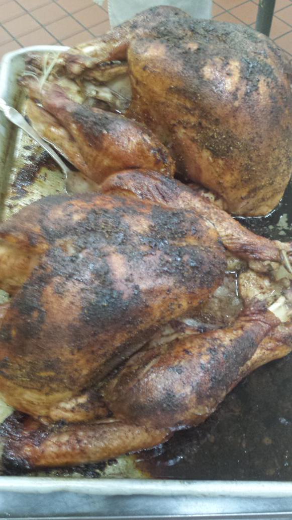 Bskelding's tweet photo. Chef Sweet ' s smoked #Turkey for tonight's Gingerbread Ball @the_greenbrier. Still a few reservations available http://t.co/j74EduX3NS