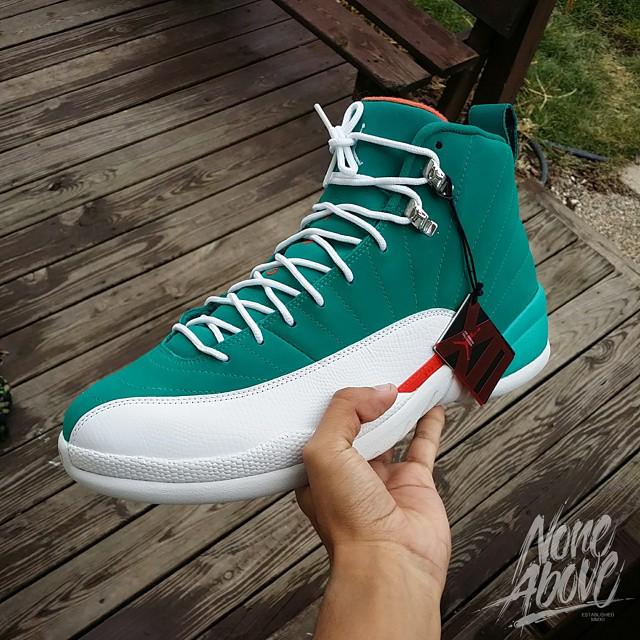 green suede 12s