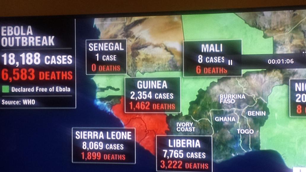 DaudaKanu's tweet image. Last last update ebola