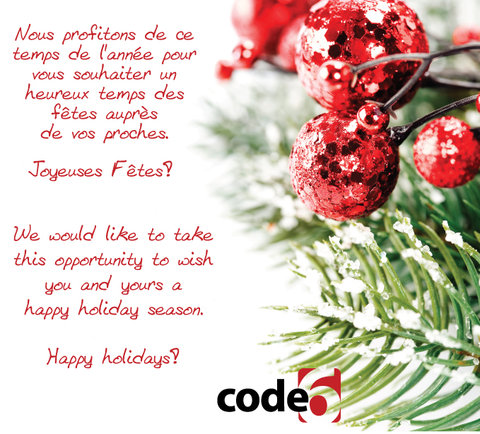De toute l'équipe Code6! / From the whole Code6 team!