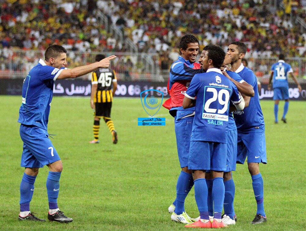 mr_shenko's tweet photo. نيفيز وفرحة مع الزلزال جن جنونك ياهلال 💙💙 http://t.co/lohegVgtma