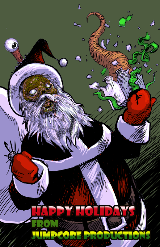 JumpCorePro's tweet image. Happy holidays! May they be full of tasty . . . brains!