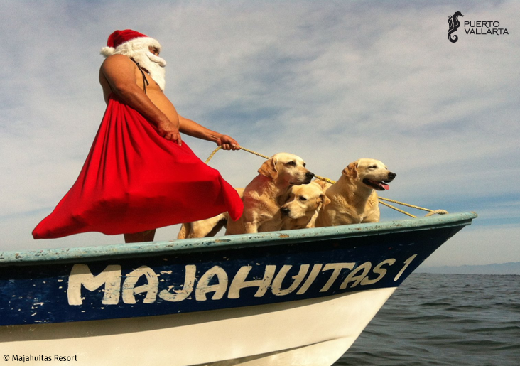 PuertoVallarta's tweet photo. Santa is on his way to Puerto Vallarta. We hope you have been good this year! http://t.co/Zd1gGwabun http://t.co/5XdiRBm40k
