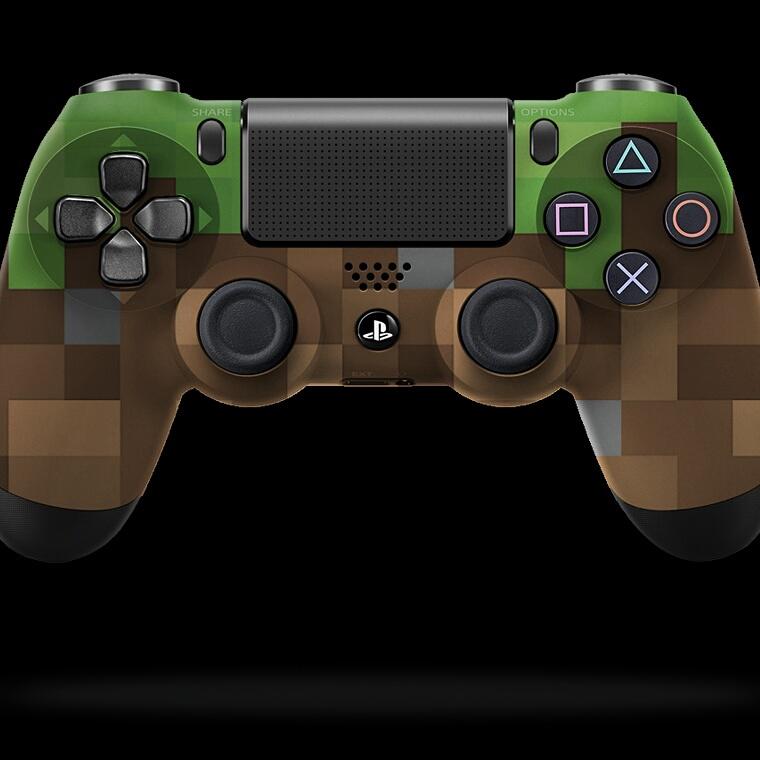 Arkhamc24's tweet image. Preety cool Minecraft PS4 controller