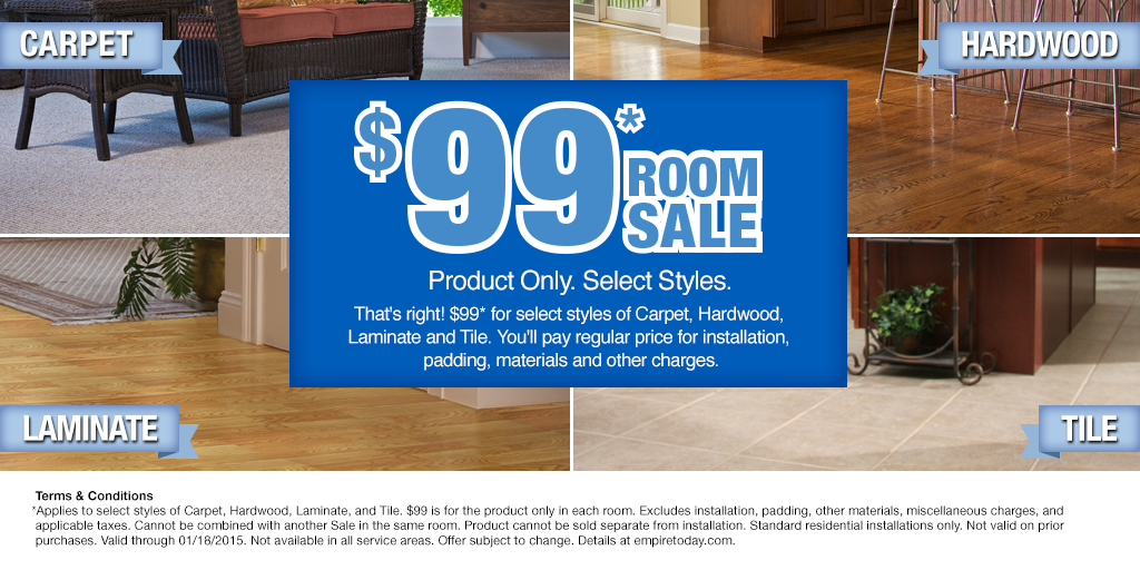Empire Today On Twitter Empire S 99 Room Sale You Can Save On