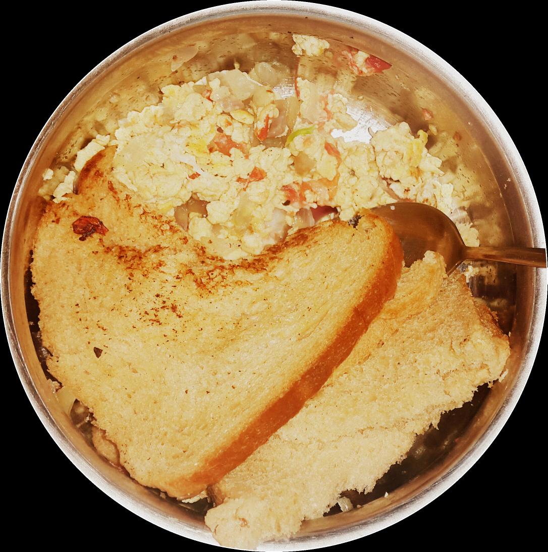 ashee6788's tweet image. Baby😙...nothing can be more spcl🍛 den dis.💏 Thenkew love.😊 #handcooked #eggbhurjii #breadslice #blessedwidlove 💗