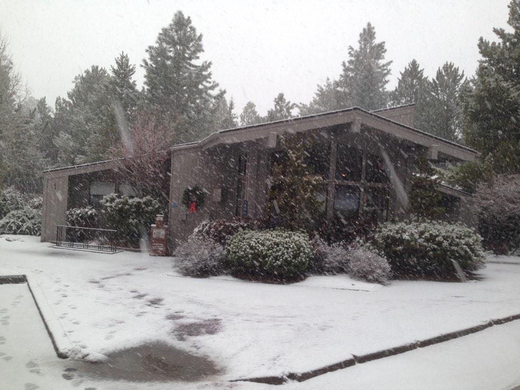 Looks like we might have a white Christmas after all!! #inbend