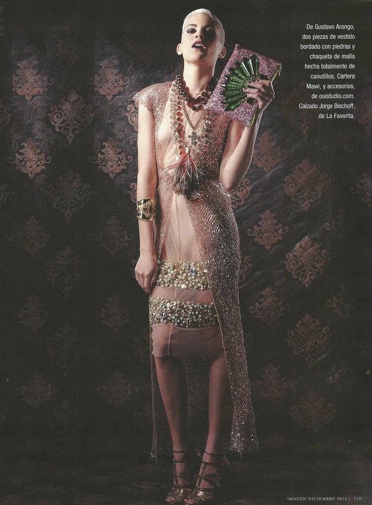 ElementModelsPR's tweet photo. Nuestra Nivializ en la moda "El Arte del Bordado" de la revista Imagen edición diciembre 2014 ✨✨ #elementmodel http://t.co/W9msL1Seca