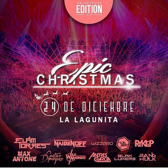 wild_madness's tweet photo. Ya falta poco para el fieston que te trae Limited Edition Vip🎁
Nos vemos a partir de las 12:30 en la EpicChristmas🎅🎄 http://t.co/L5jpw4YnGi