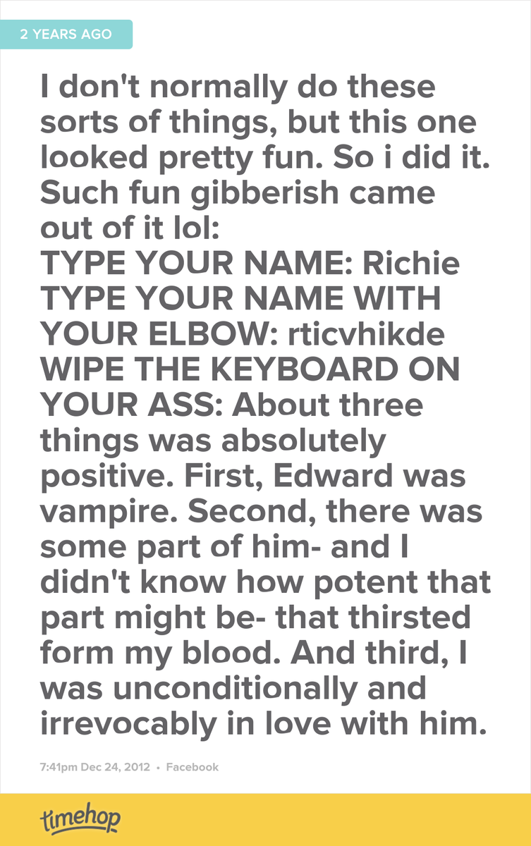sketchwolf's tweet photo. Exactly 2 years ago today! (via @timehop) http://t.co/LtQUpK5bFi http://t.co/XjRHgu9Hyx