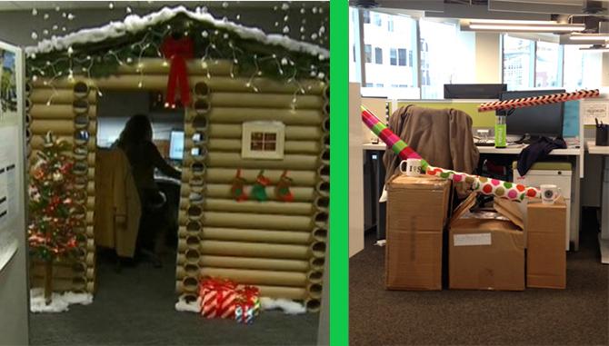When <a href="/ABC7NewsBayArea/">ABC7 News</a> shared this photo of a woman who turned her desk into a log cabin, we decided to give it a try.