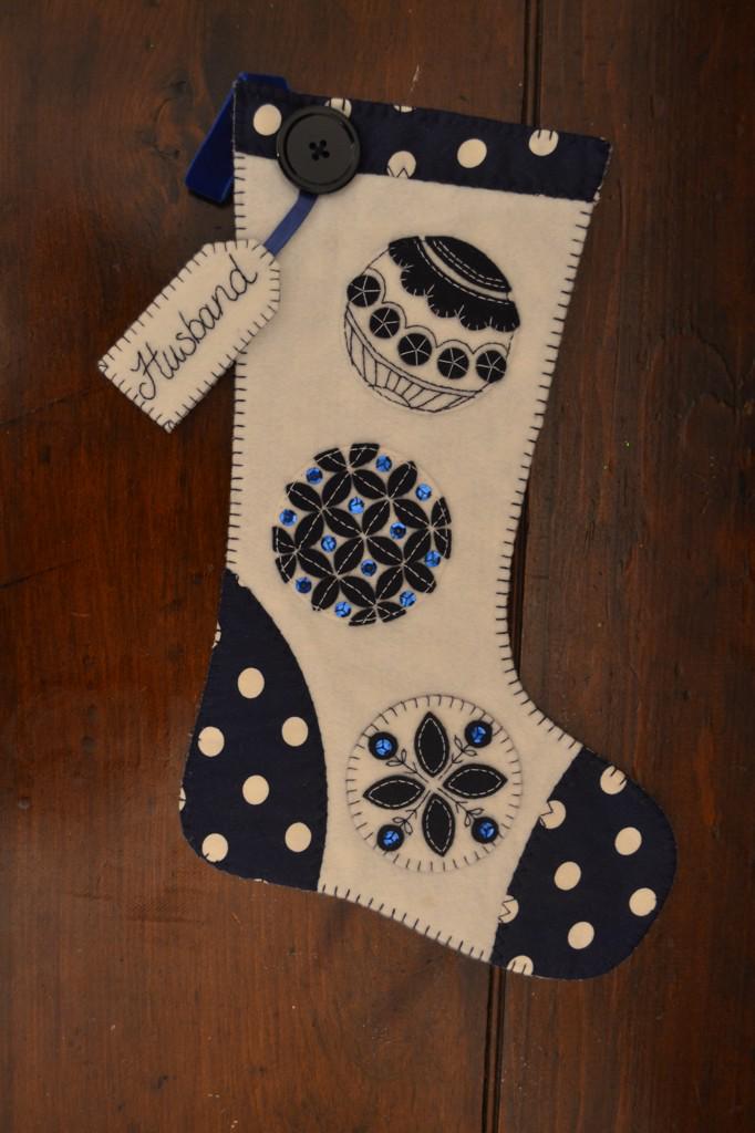scribblydave's tweet photo. Another fab Christmas stocking from North Ayrshire's @stitchbirdie to complete the set #JustAddSanta http://t.co/JnLndbd0sP
