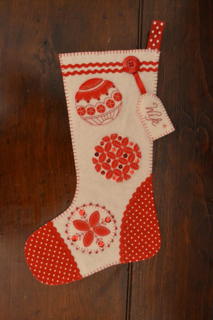 scribblydave's tweet photo. Another fab Christmas stocking from North Ayrshire's @stitchbirdie to complete the set #JustAddSanta http://t.co/JnLndbd0sP