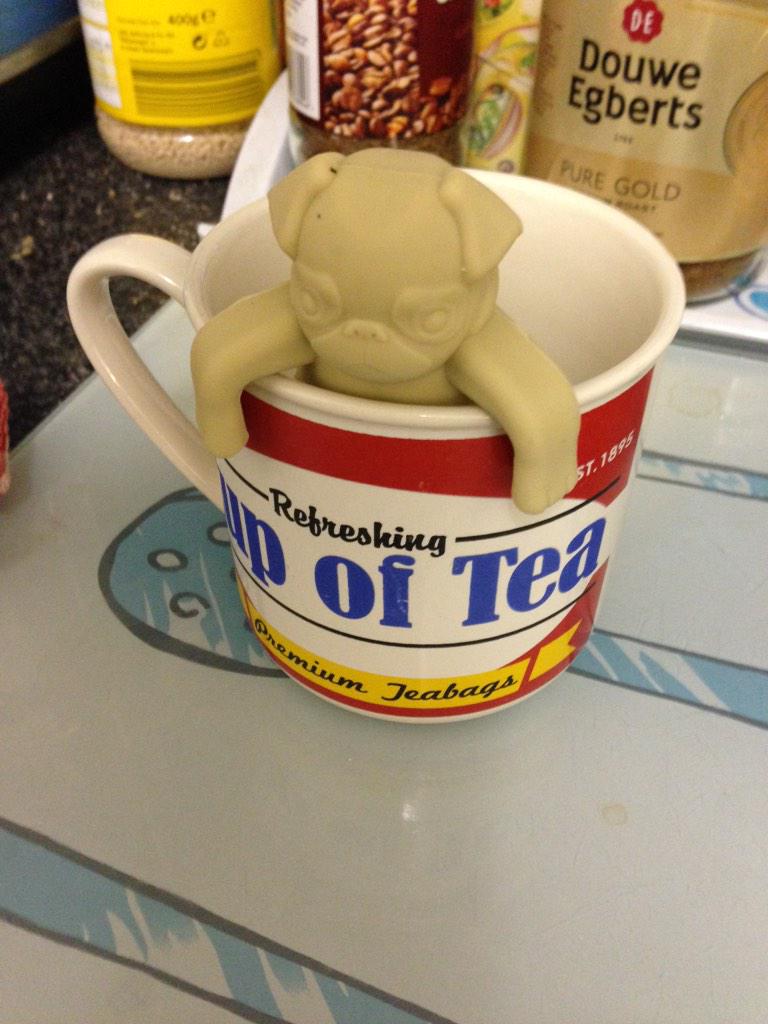 Pug in a mug great tea infuser thank you end of placement pressie  #gratefulmentor